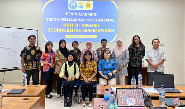BENCHMARKING SISTEM PENJAMIN MUTU INTERNAL INSTITUT SWADIRI KE LPMPP UNIVERSITAS CENDERAWASIH  JAYAPURA, 10 JULI 2026